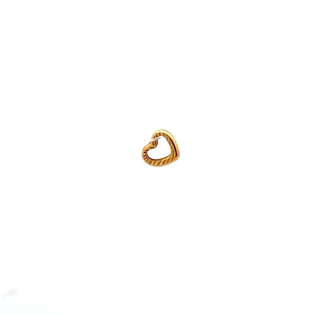18K Gold Pendant Charm Very Very Tiny - Picture 6 of 9